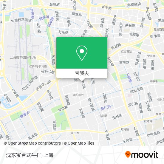 沈东宝台式牛排地图