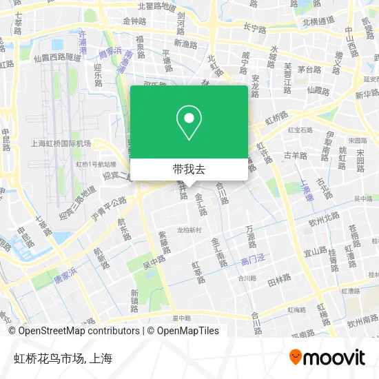 虹桥花鸟市场地图