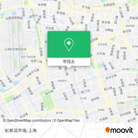 虹桥花市场地图