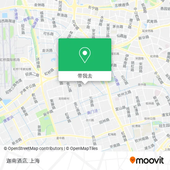 迦南酒店地图