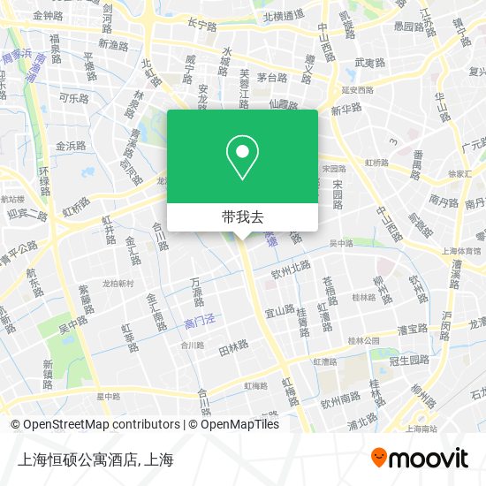 上海恒硕公寓酒店地图