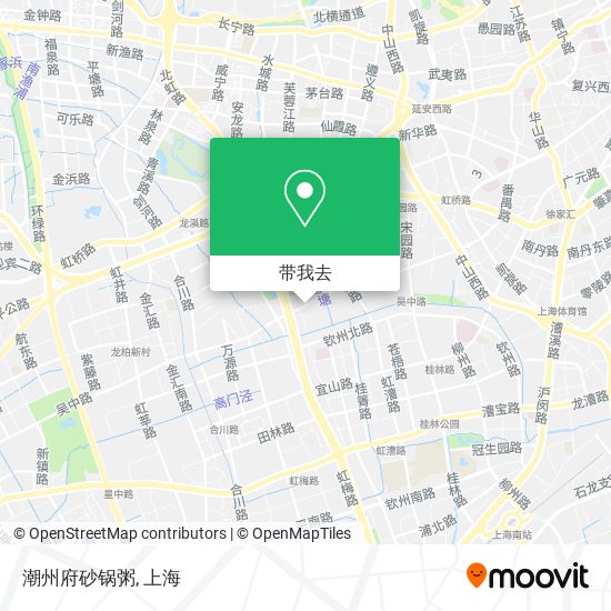 潮州府砂锅粥地图