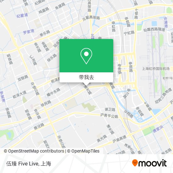 伍臻 Five Live地图