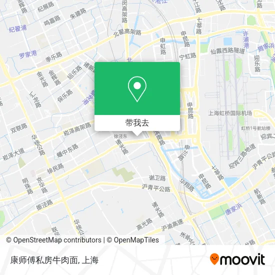 康师傅私房牛肉面地图