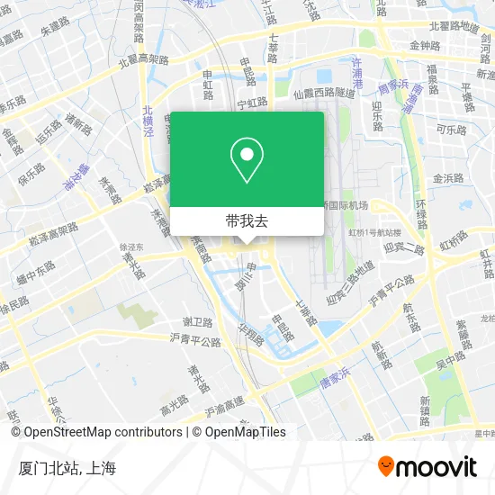 厦门北站地图