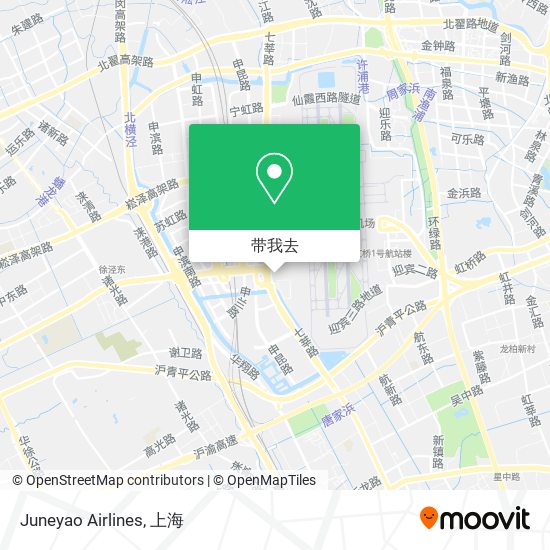 Juneyao Airlines地图