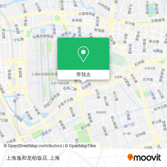 上海逸和龙柏饭店地图