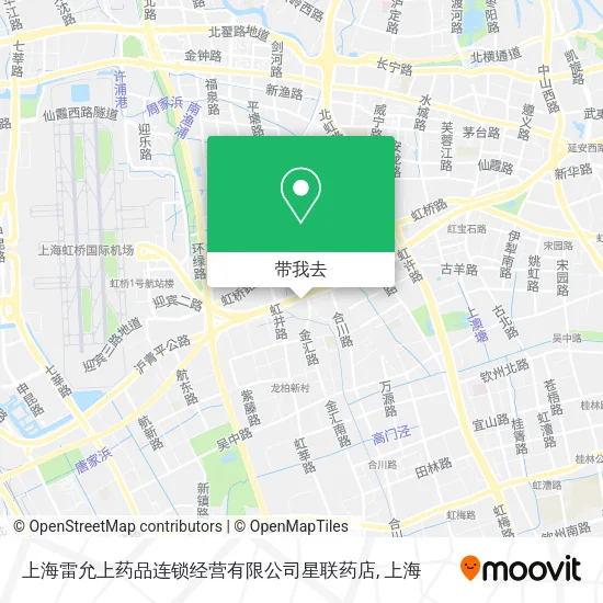 上海雷允上药品连锁经营有限公司星联药店地图