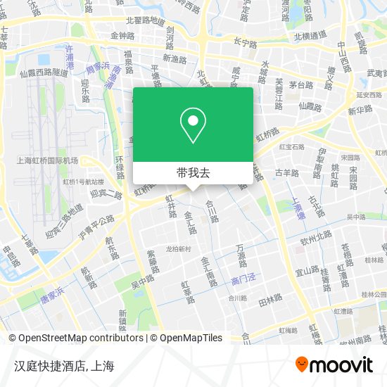 汉庭快捷酒店地图