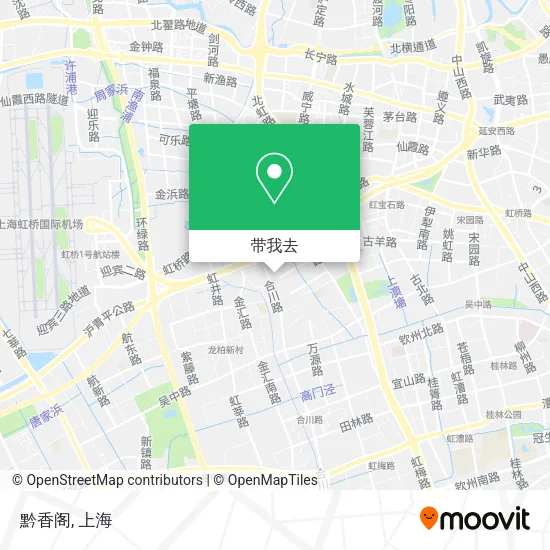 黔香阁地图