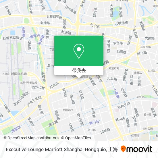 Executive Lounge Marriott Shanghai Hongquio地图
