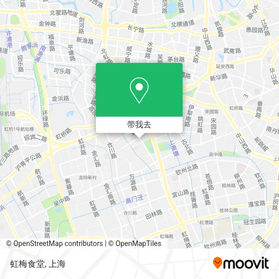 虹梅食堂地图