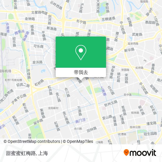 甜蜜蜜虹梅路地图