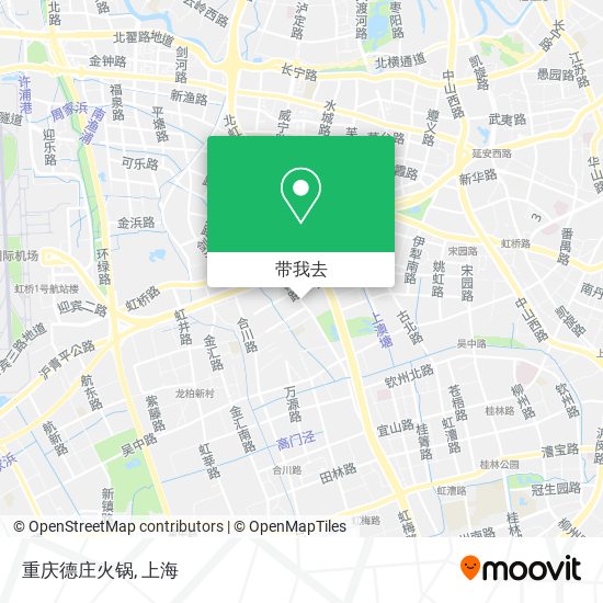 重庆德庄火锅地图