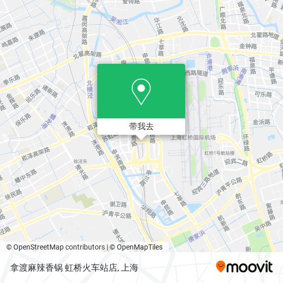 拿渡麻辣香锅 虹桥火车站店地图