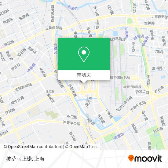 披萨马上诺地图