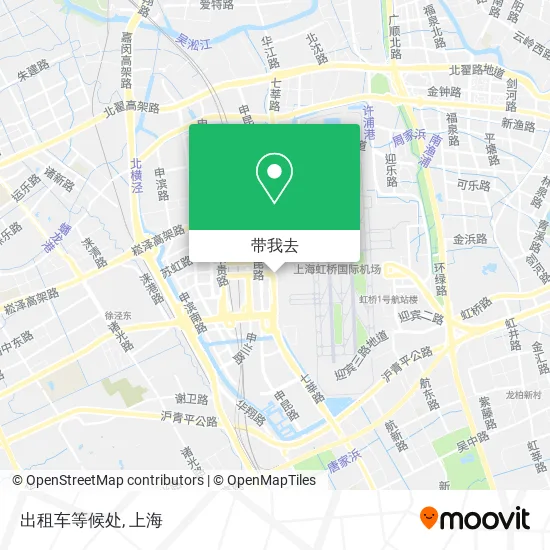 出租车等候处地图