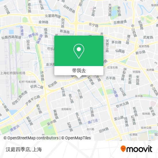 汉庭四季店地图