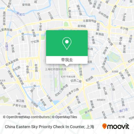 China Eastern Sky Priority Check In Counter地图