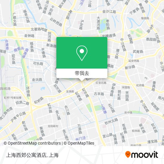 上海西郊公寓酒店地图