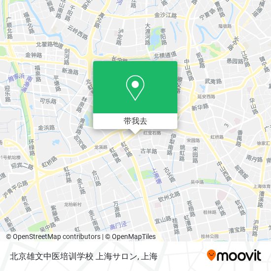 北京雄文中医培训学校 上海サロン地图