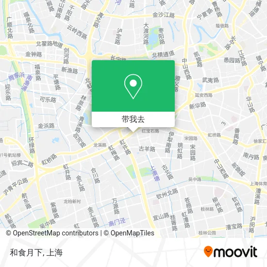 和食月下地图