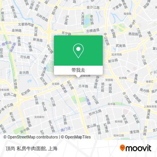 頂尚 私房牛肉面館地图
