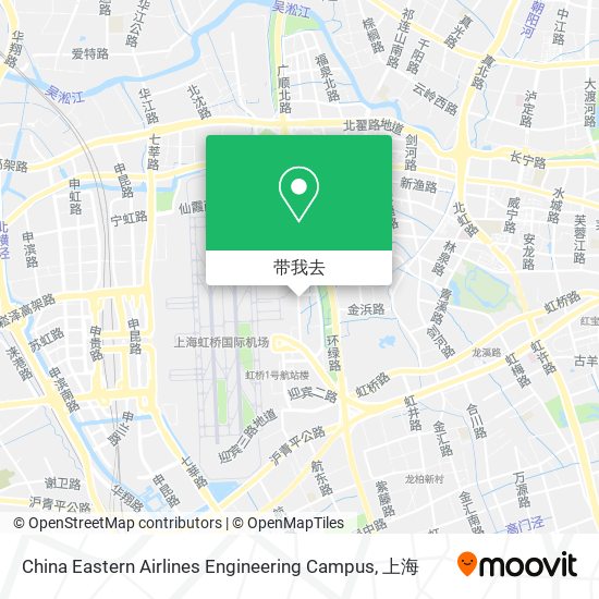 China Eastern Airlines Engineering Campus地图