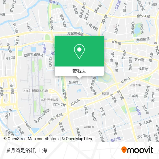景月湾足浴轩地图