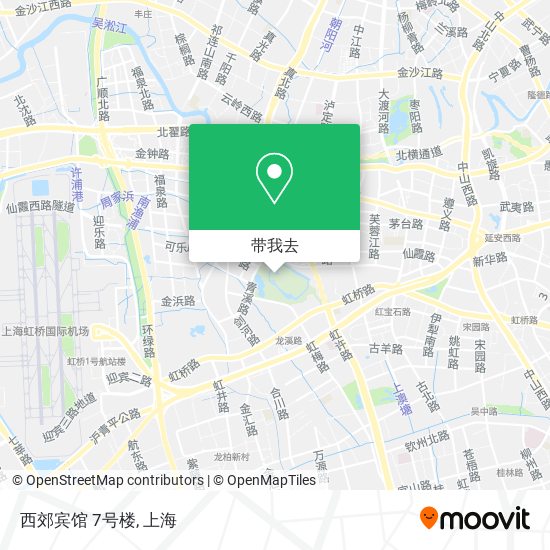 西郊宾馆 7号楼地图