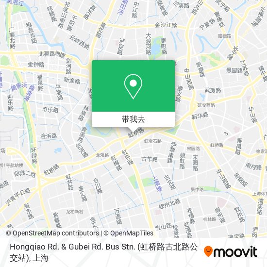 Hongqiao Rd. & Gubei Rd. Bus Stn. (虹桥路古北路公交站)地图