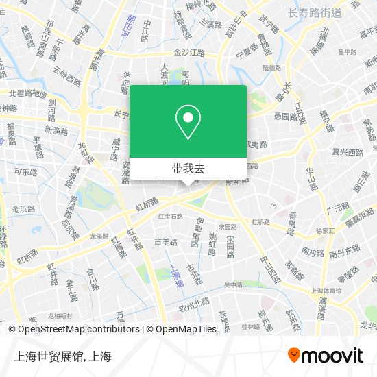 上海世贸展馆地图
