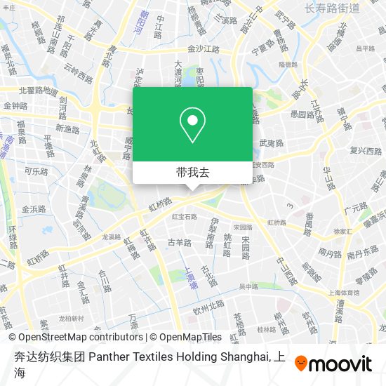 奔达纺织集团 Panther Textiles Holding Shanghai地图