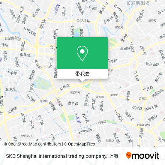 SKC Shanghai international trading company地图