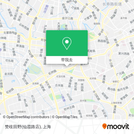 赞歧田野(仙霞路店)地图