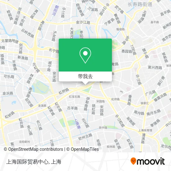 上海国际贸易中心地图
