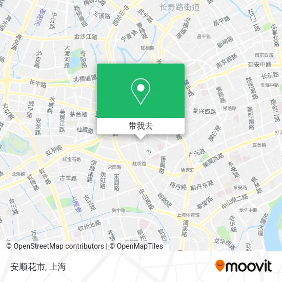 安顺花市地图