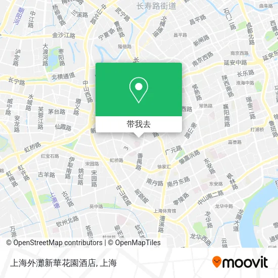 上海外灘新華花園酒店地图