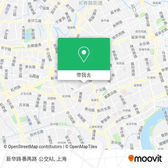 新华路番禺路 公交站地图