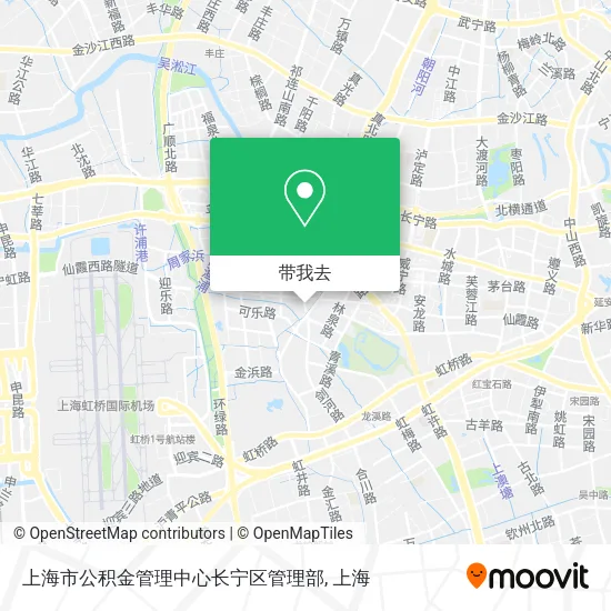 上海市公积金管理中心长宁区管理部地图