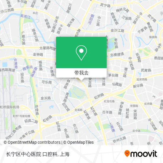 长宁区中心医院 口腔科地图