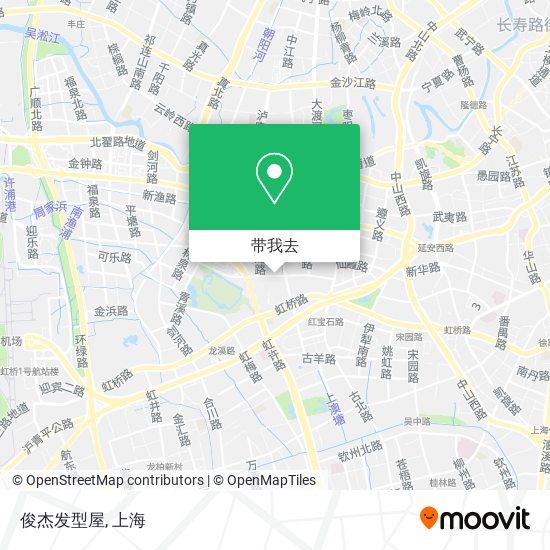 俊杰发型屋地图