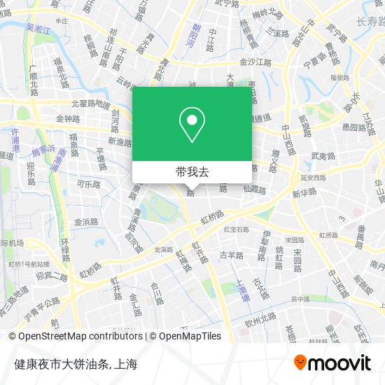 健康夜市大饼油条地图