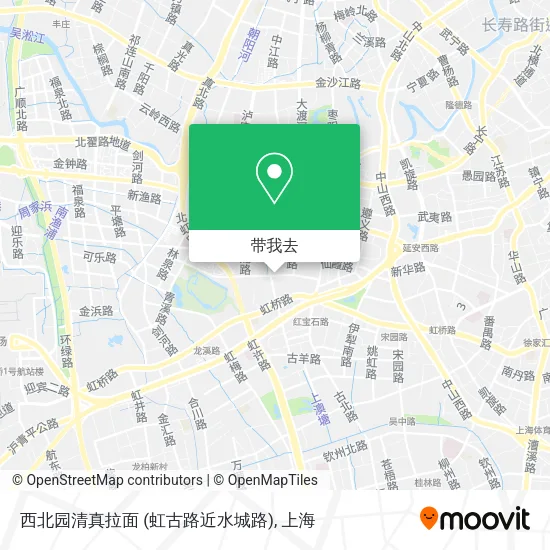 西北园清真拉面 (虹古路近水城路)地图