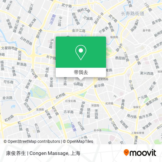 康俊养生 | Congen Massage地图