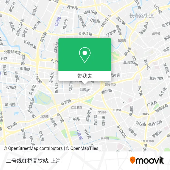 二号线虹桥高铁站地图