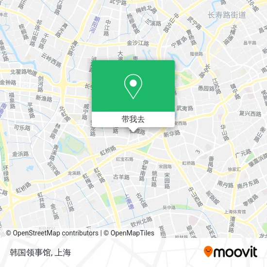 韩国领事馆地图