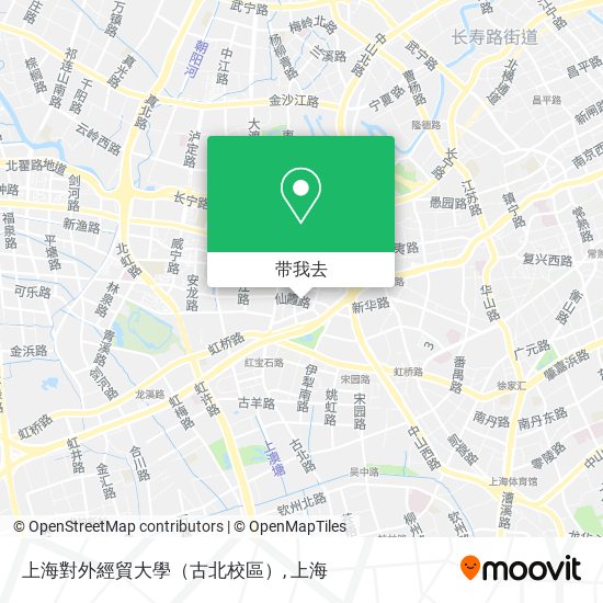 上海對外經貿大學（古北校區）地图