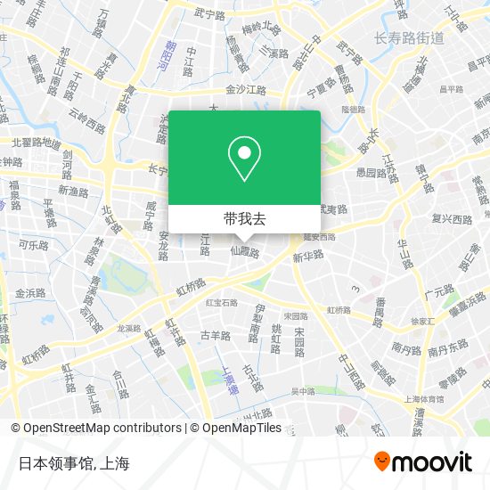 日本领事馆地图