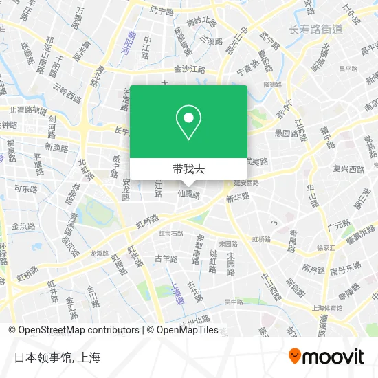 日本领事馆地图